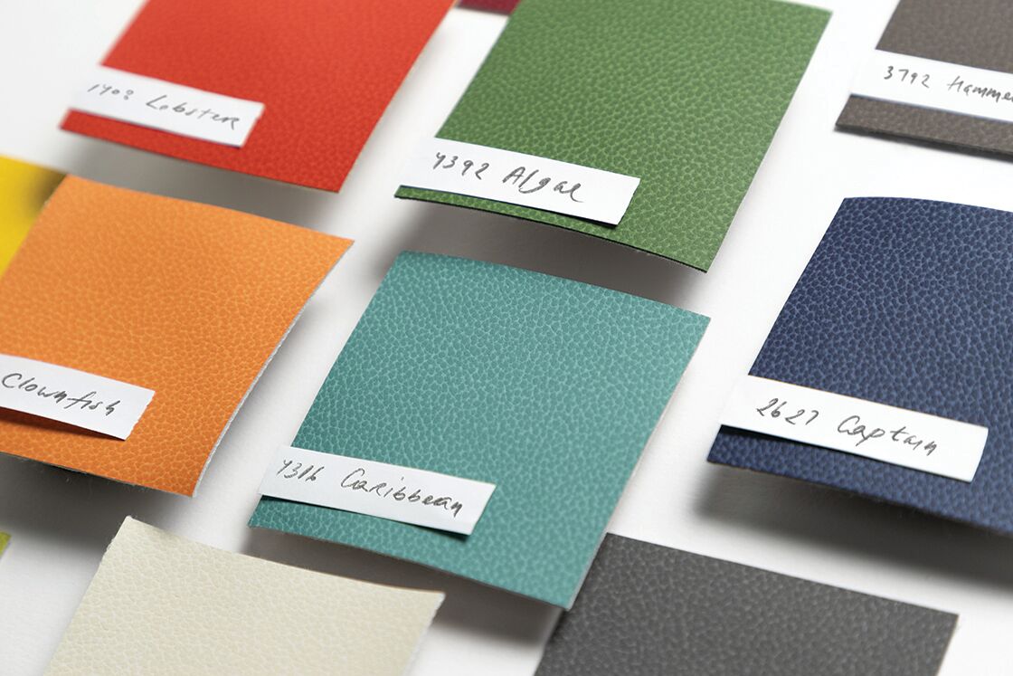 Reef Pro swatches with captions